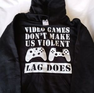 Video Games Dont Make Us Violent Lag Hoodie